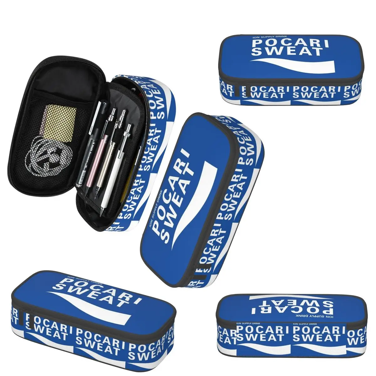 مقلمة Just Some Pocari Sweat Merch للأولاد والبنات، صندوق هدايا، حقيبة أقلام رصاص، لوازم القرطاسية، حقيبة حامل القلم