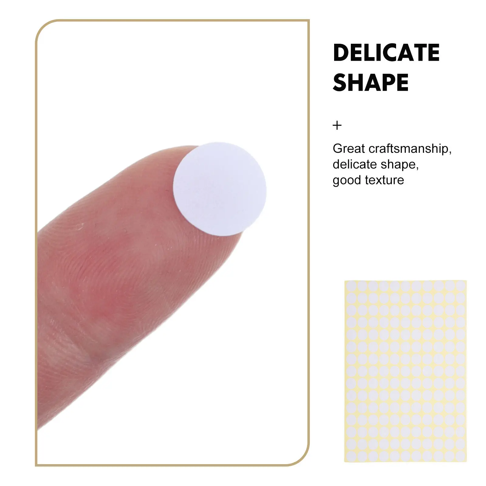 7425Pcs White Round Blank Stickers Self Adhesive Dot Labels for Essential Oils Bottle Caps Spice Jars Office Organization
