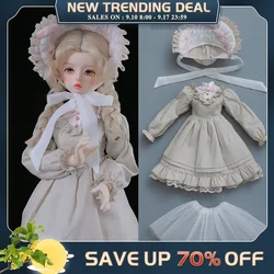 1/4 BJD Clothes Girl body Luts BJD Bory Jeremy Yue Dress Beautiful Doll Outfit Accessories luodoll Oueneifs chinabjd