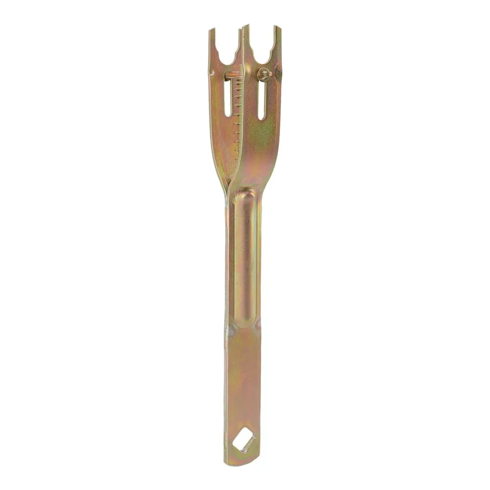 Steel Electric Fence Strainer Handle Gold Wear Resistant Steel Fence Strainer Tool Fixed Top Pins Rustproof Coating