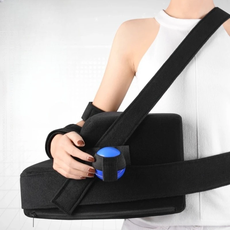 

Shoulder Abduction Sling for Injury Support Rotator Cuff, Dislocated, Broken Arm with Large Pillow and Exercise Ball Immobilizer
