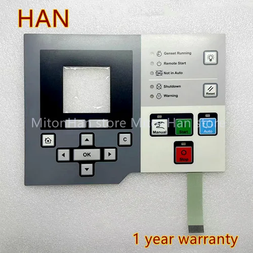 Nuevo para CUMMINS Power Command HMI220 HMI 220 Número de pieza de visualización: 0300-6314-01 PN 0300631401 Teclado de membrana (1 año de garantía,)