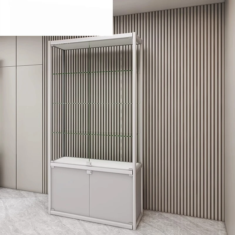 Lemari Pajangan Sederhana Rak Butik Lemari Pajangan Kaca Mainan Gambar Lemari Pajangan Anggur Kosmetik