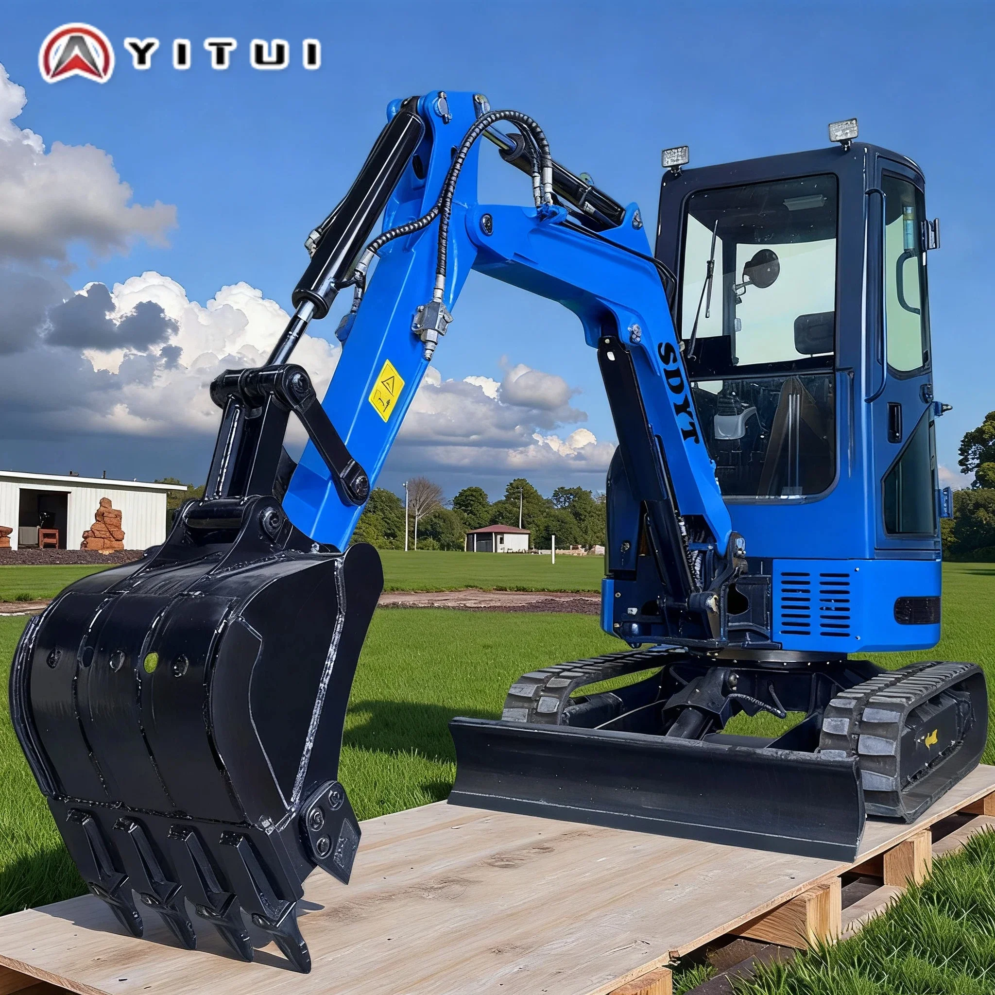 

Customize New 1.2 Ton Small Mini Excavator Price Hydraulic Crawler Mini Excavator For Sale Farm Machines Portable Hydraulic