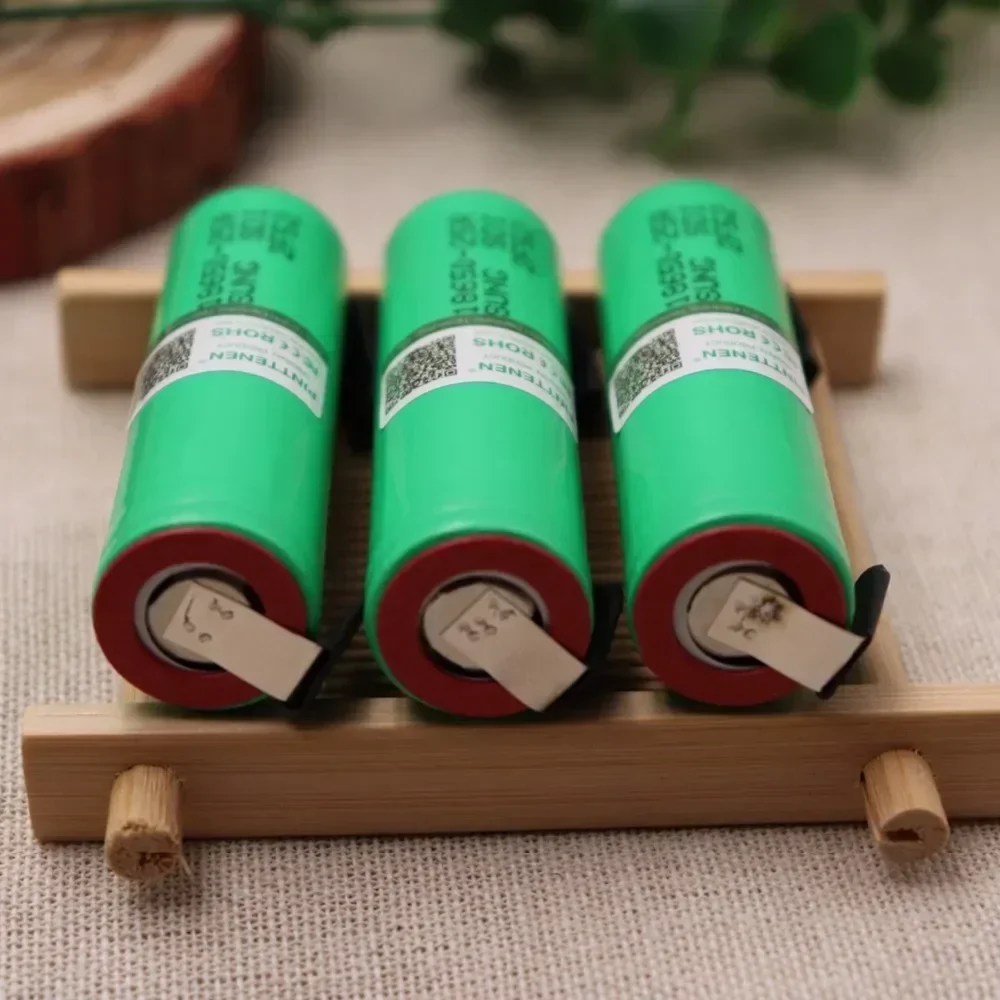 100% Original For Samsung 18650 2500mah battery INR18650 25R 20A rechargeable battery+ DIY Nickel