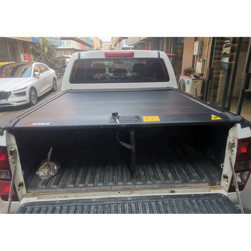 

Hot Sale Aluminium Alloy Retractable Tonneau Cover Roller Shutter Lid Pick up Bed Cover for toyota Hilux Vigo Revo Rocco