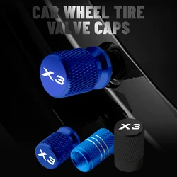 For X3 Emblem F25 E83 G01 xDrive 25i 28i 30i Series Badge Car Wheel Tire Valve Caps Tyre Stem Covers