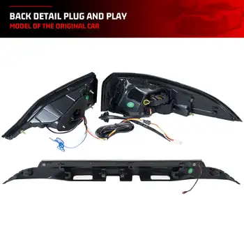 適用於 2020-2024 年豐田卡羅拉 E210 的 LED 尾燈中央燈,帶啟動動畫和流水轉向燈功能,後燈總成 8 最佳銷售 豐田卡羅拉 E210 兩廂車 - №1