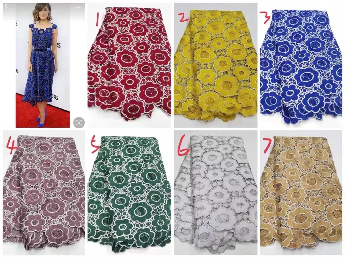 

Новейшая французская африканская швейцарская кружевная ткань, мягкий нигерийский гипюр, Водорастворимая кружевная ткань с камнями для свадебного платья