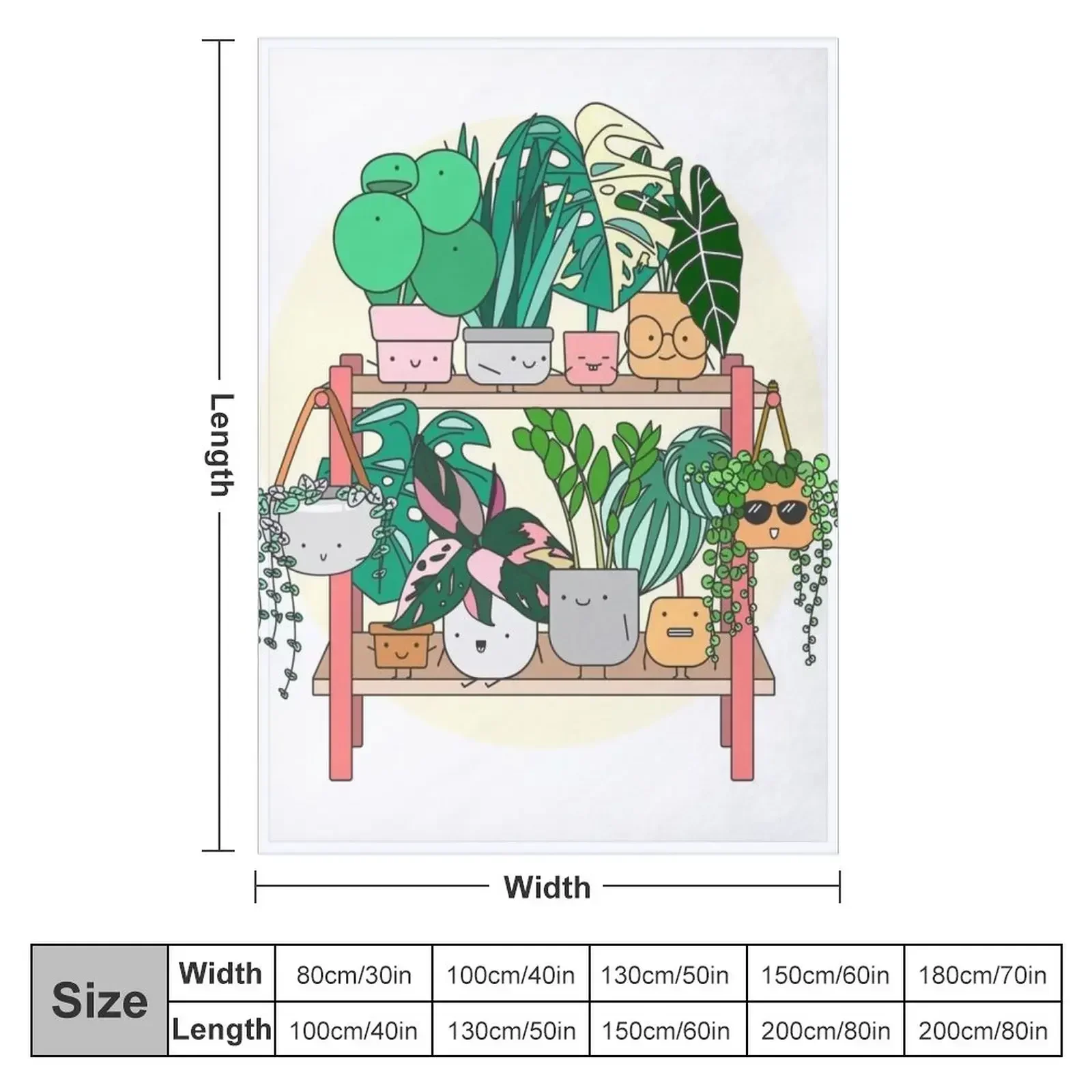 Little Plant Stand of Joy Throw Blanket Loose Shaggy Luxury Thicken Kid'S Blankets