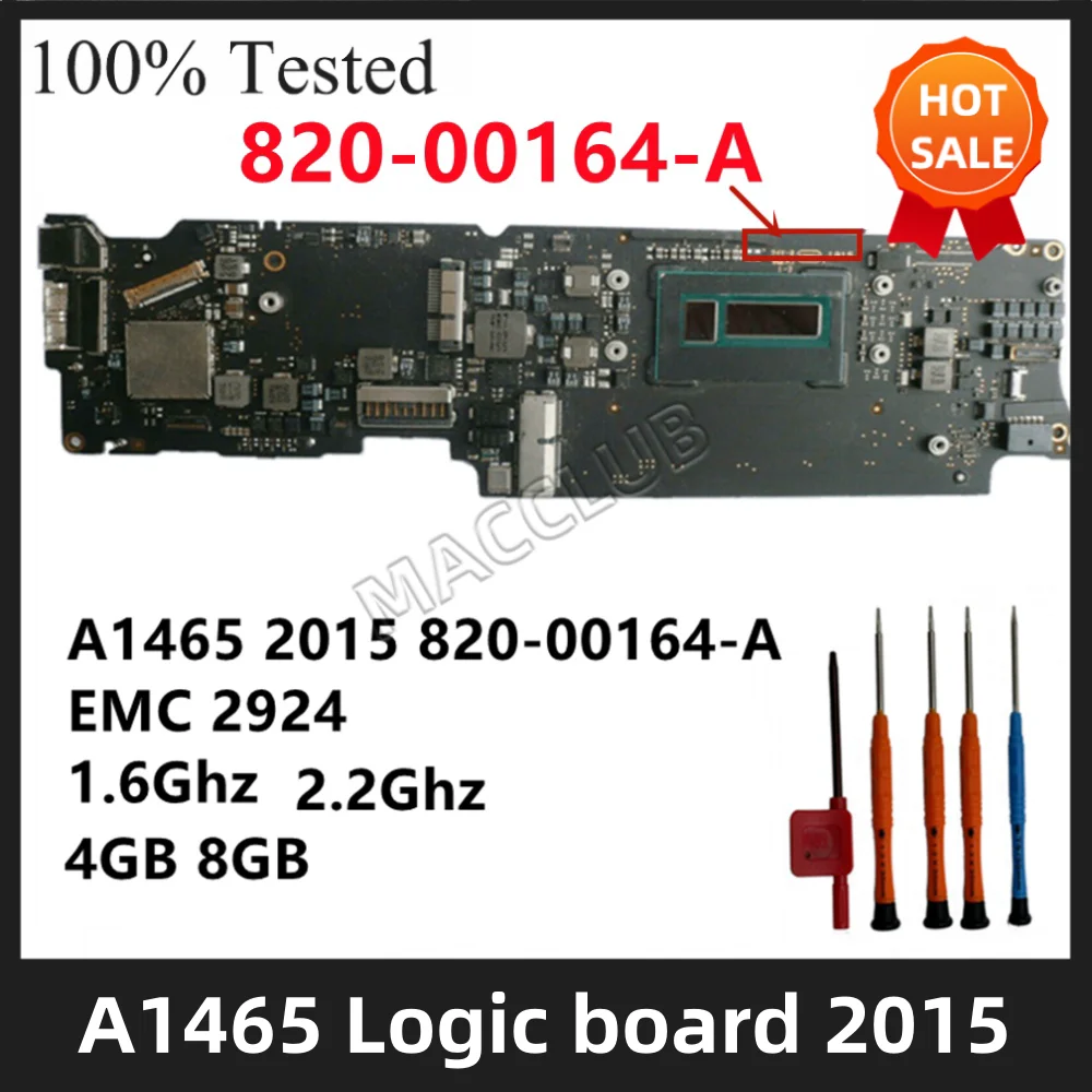 A1465 Motherboard 820-00164-A for MacBook Air 11