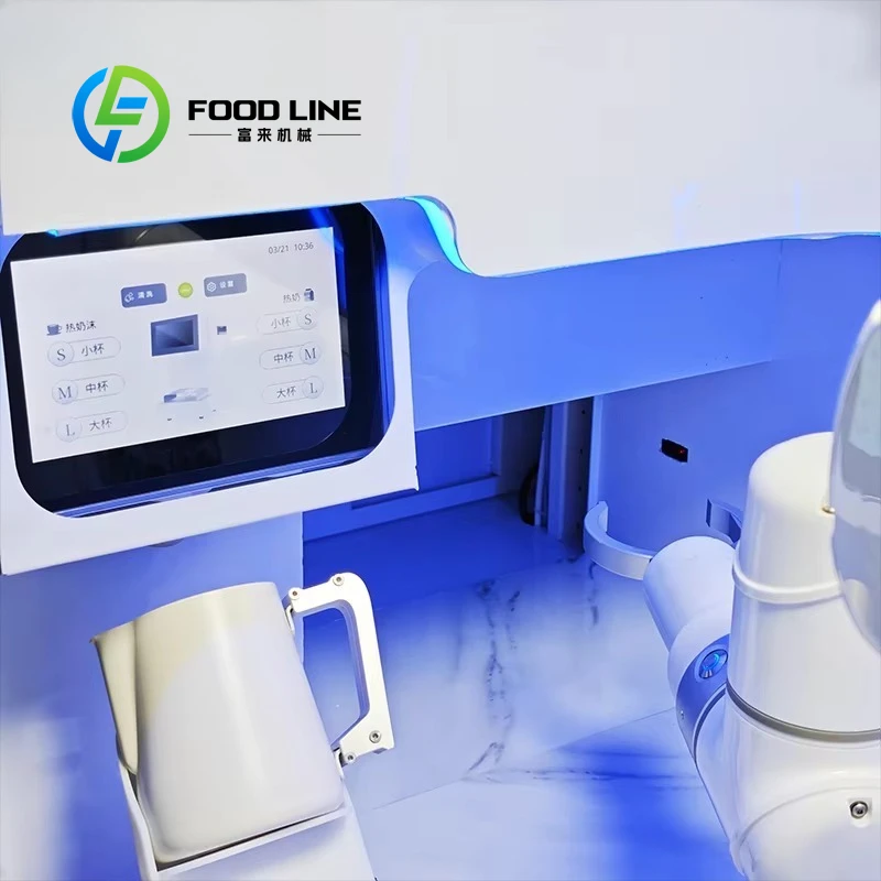 Máquina de Café Robótica con IA Personalizada, Modelo Nuevo con Certificación CE, Latte Art, Barista Inteligente, Máquina Expendedora Comercial