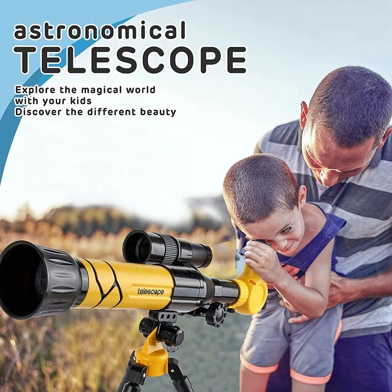 

Astronomy Telescope For Kids,Telescope With Tripod&20X-30X-40X Finder Scope,Early Education Toys,For Kids Ages 6+