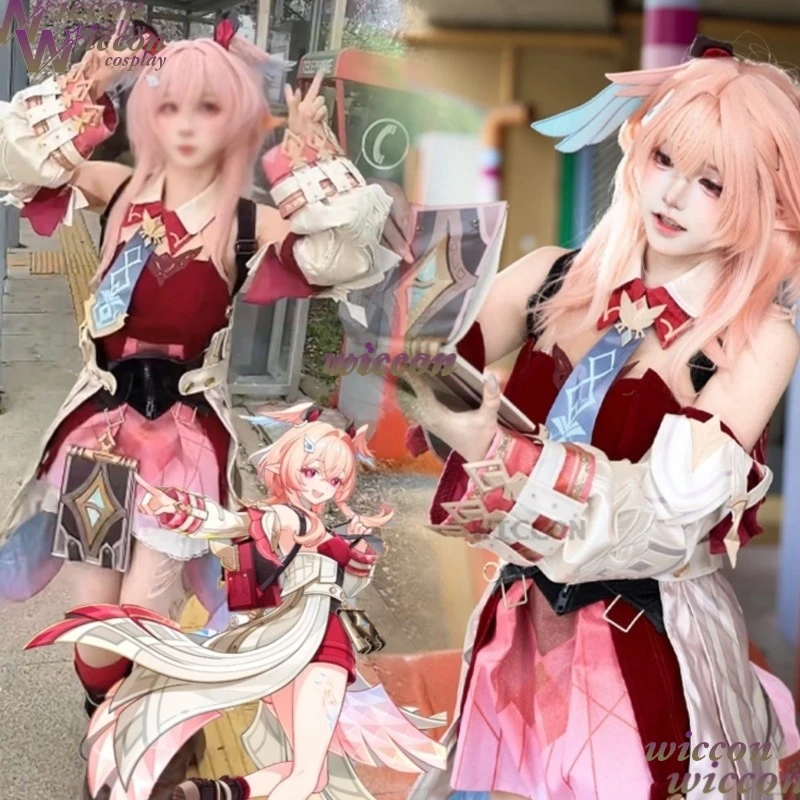youkoo-cos-store-原神インパクト-リネア-コスプレ衣装バッグアクセサリーかつら衣装フルロールプレイ服ハロウィン高品質