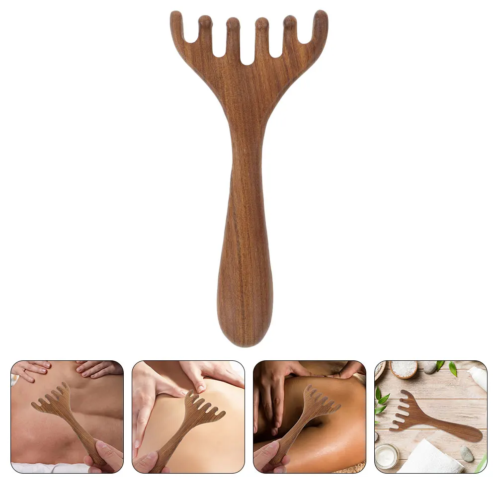 

2PCS Antler Massage Tool Hair Comb Gua Scalp Massager Wooden Acupoint Portable Facial Relaxation Mini Deer Horn Scratcher