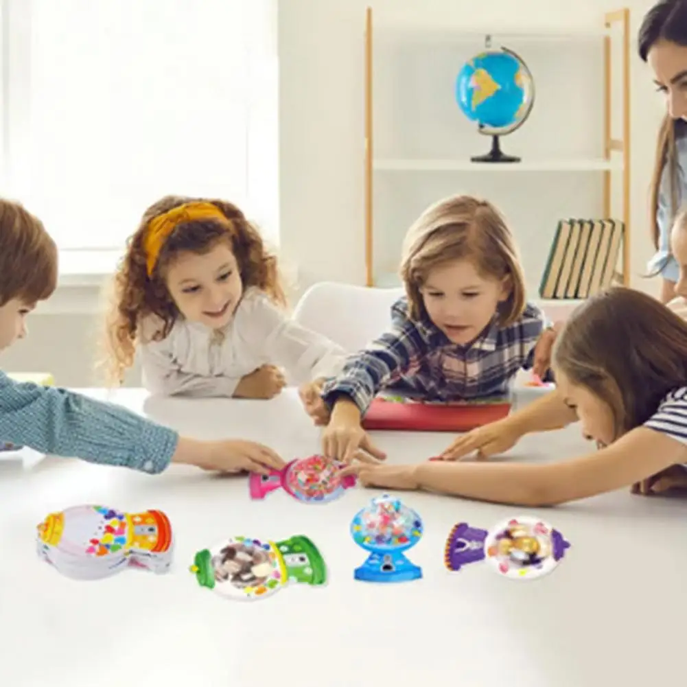Diy Candy Card Kit Classroom Valentine Giveaways Diy Candy Cards Set with Pop-up Gumball Machines Valentine's Day Craft for Kids