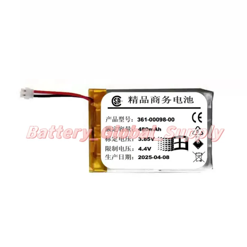 For 361-00098-00 Mk1 Watch Battery 3.85V 480mAh Fast Delivery-