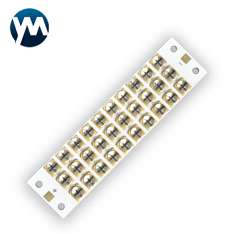 300w módulo uv do diodo emissor de luz da potência da altura 6565/6868 10w 365nm 385nm 395nm 405nm que cura a lâmpada do inkjet do leito impressora 3d refrigerar ar/água coo