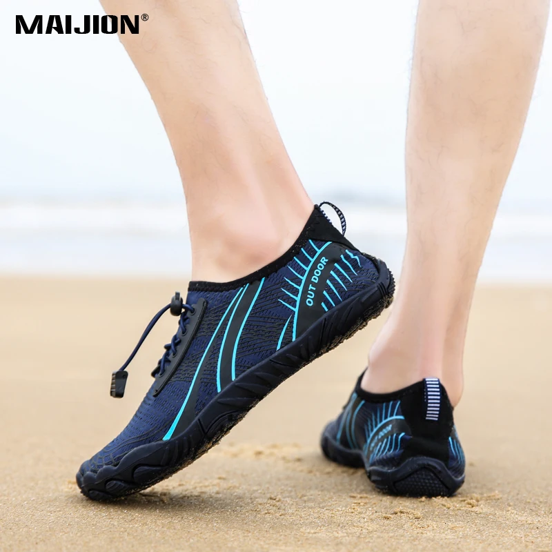 Quick Dry Man Beach Aqua Shoes Breathable Women Barefoot Water Shoes Unisex Wading Sneaker for Swimming Outdoor Surfing Fishing