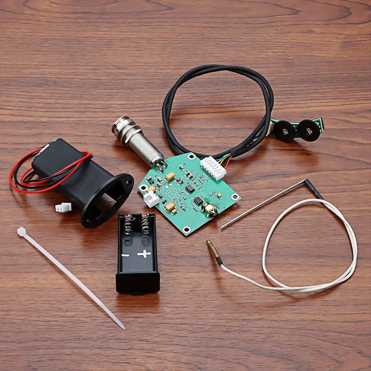 

A61P Guitar Equalizer Guitar Pickup Guitar Piezo Pickup Onboard Preamp System for Acoustic Guitar