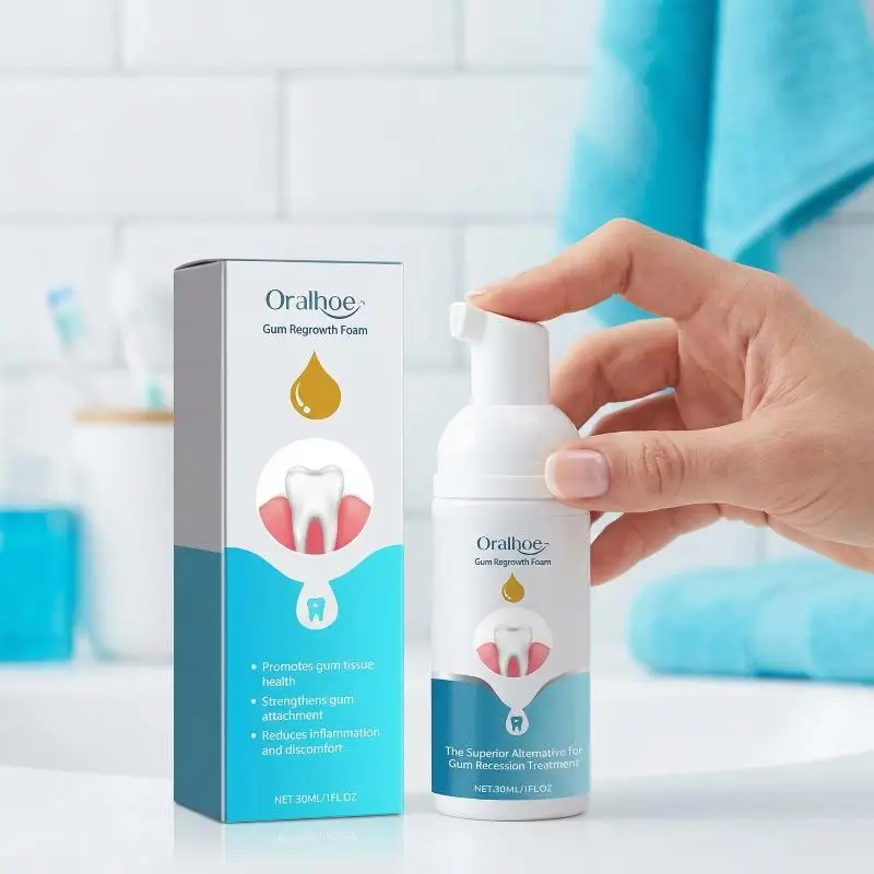 Oral Gum Cleaning Foam Mousse Dental Tartar Remover Cavity Protection Fresh Breath for Morning and Night RoutineHot