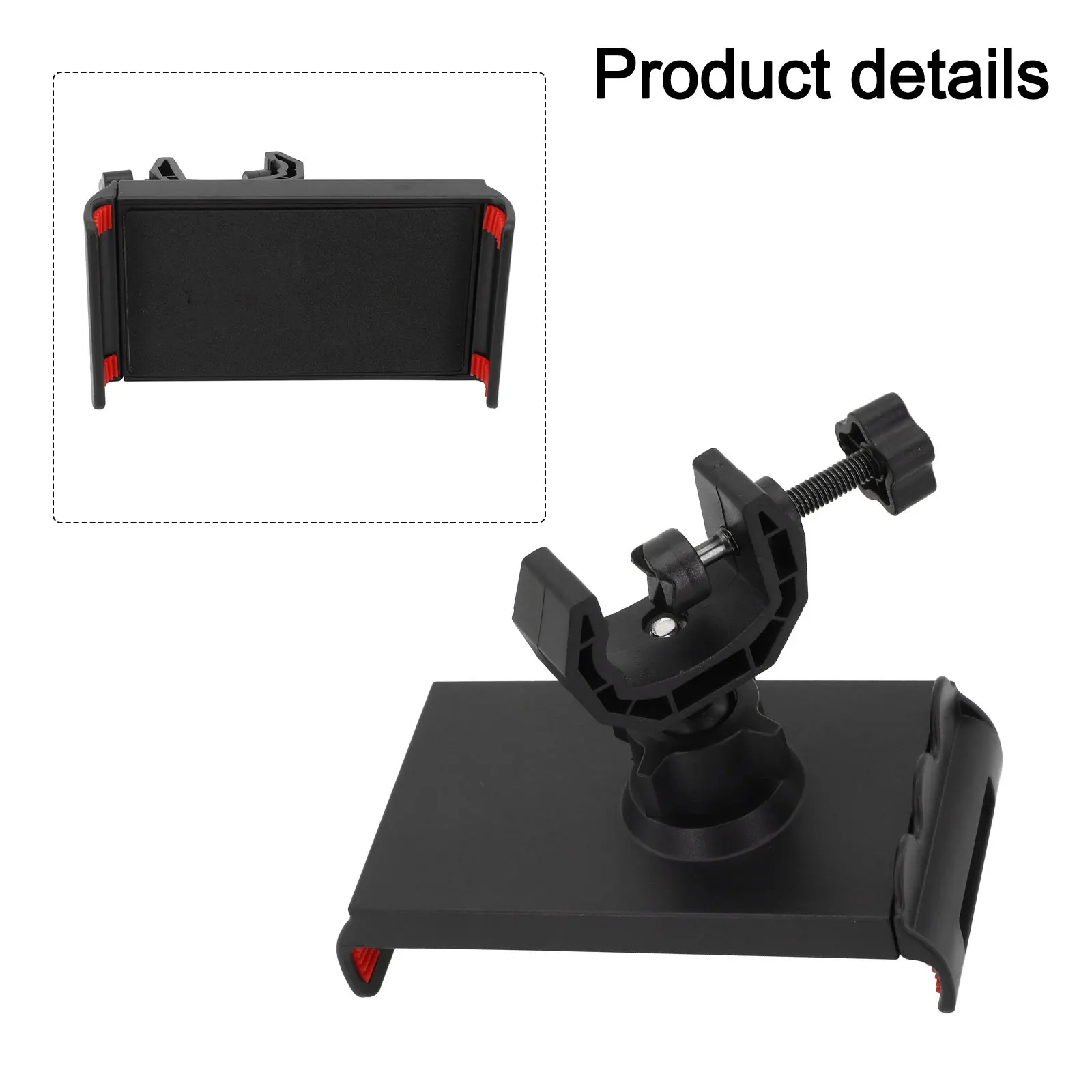 360 Degree Rotation Tablet and Smartphone Holder for Microphone Stand Perfect for Sheet Music and Live Performances