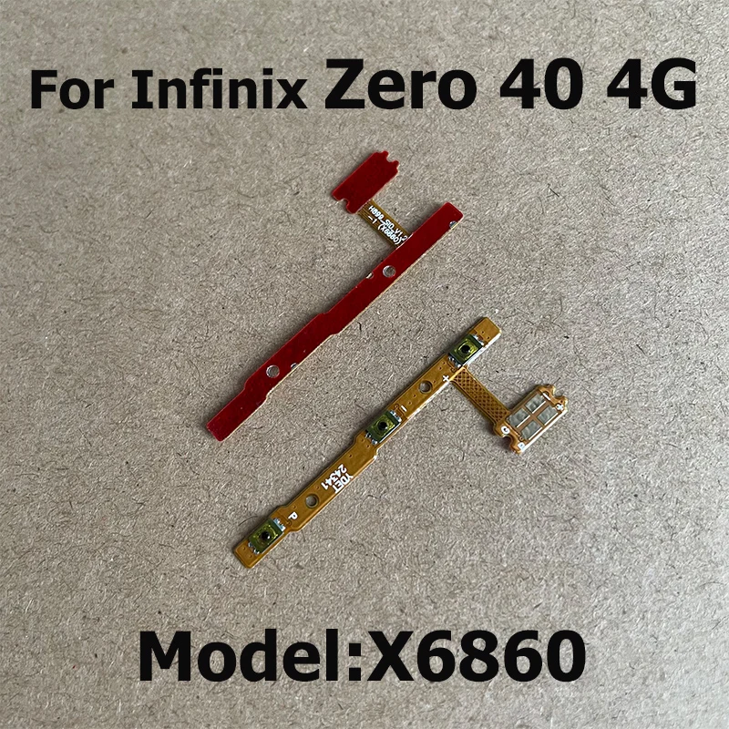 

For Infinix Zero 40 4G X6860 Power Button Switch Volume Mute Button On / Off Flex Cable