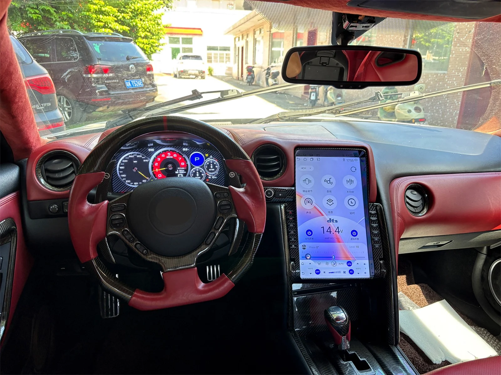 12.3 Inch For NISSAN GTR 2011-2017 Car LCD Digital Dashboard Cluster Instrument Panel Speedometer Virtual Cockpit Linux System