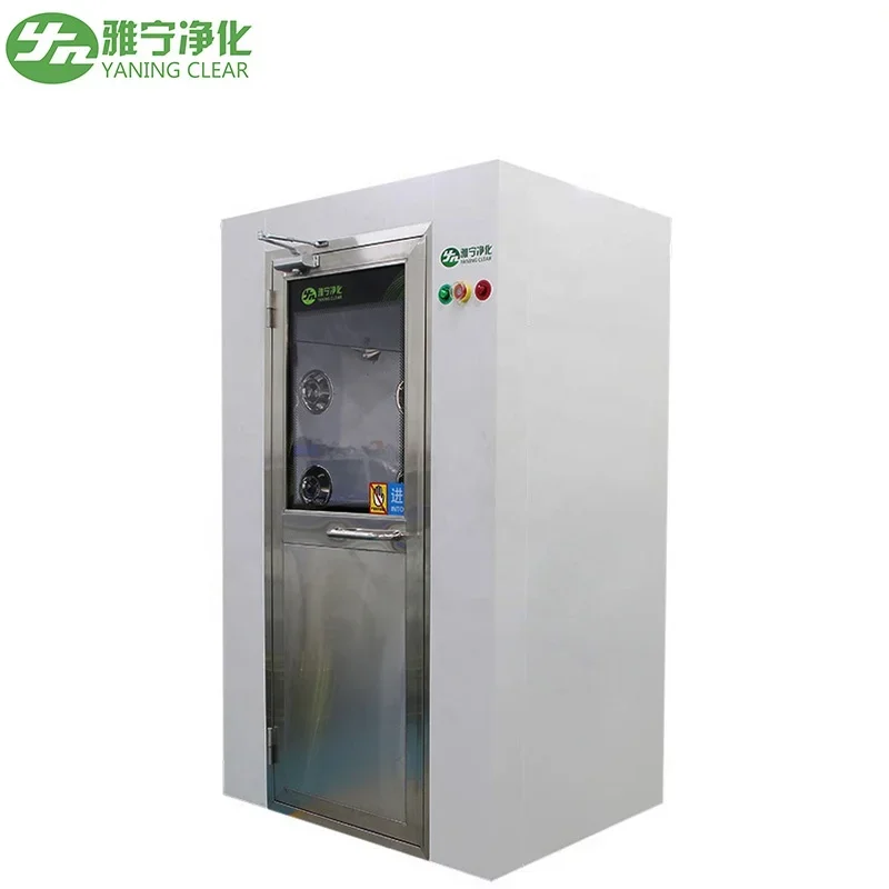 YANING GMP Standard Electronic Air Clean Equipment Customized Modular Clean Room Air Shower