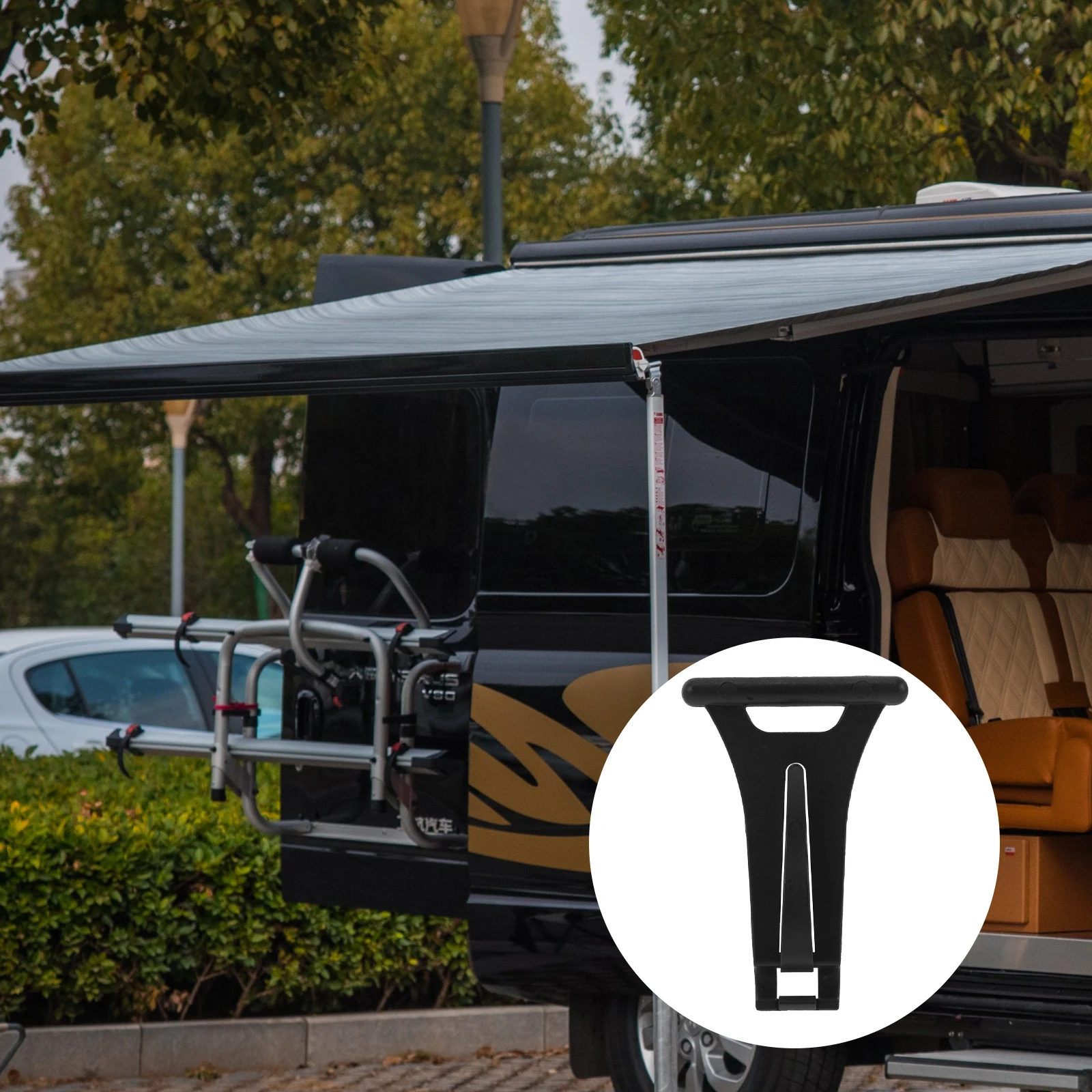 

5pcs Rv Awning Hooks Canopy Hangers Durable Outdoor Clothes Shoe Storage Hanger Camping Trailer Shelter Clips Support