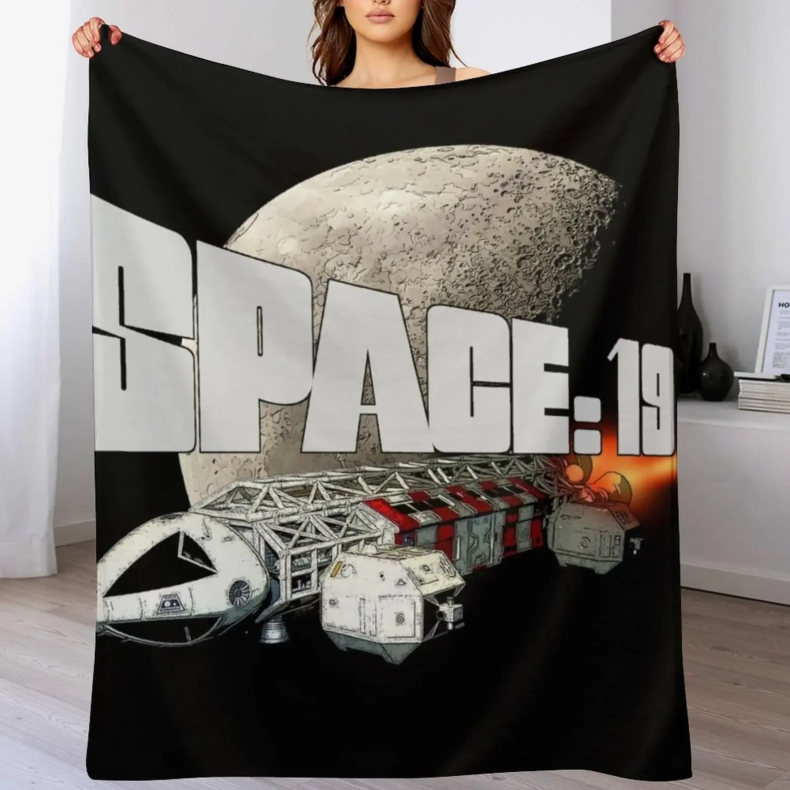 

SPACE 1999- Eagle Transporter Throw Blanket Thin Soft Blanket for Summer Night Sleeping