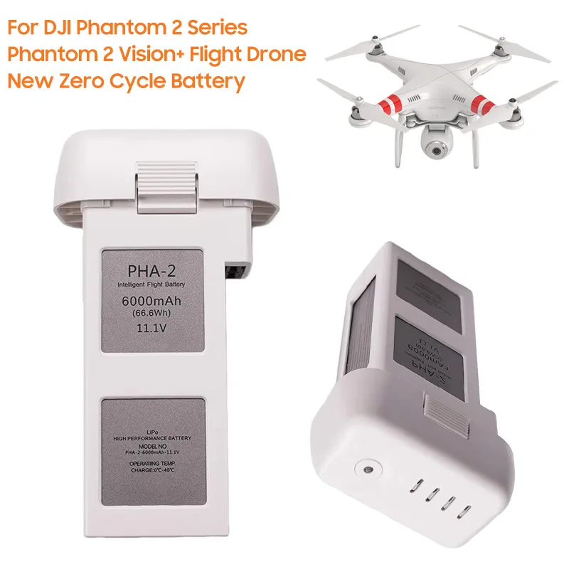 Battery For DJI Phantom 2 Series Phantom 2 Vision Phantom 2 Vision+ Intelligent Flying Drone Zero-Cycle 6000mAh