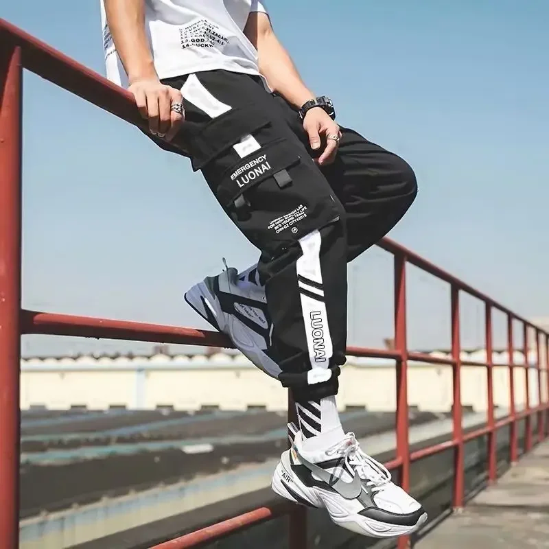 Pantaloni da jogging alla moda per uomo e donna - Pantaloni sportivi slim alla caviglia per la primavera e l'autunno