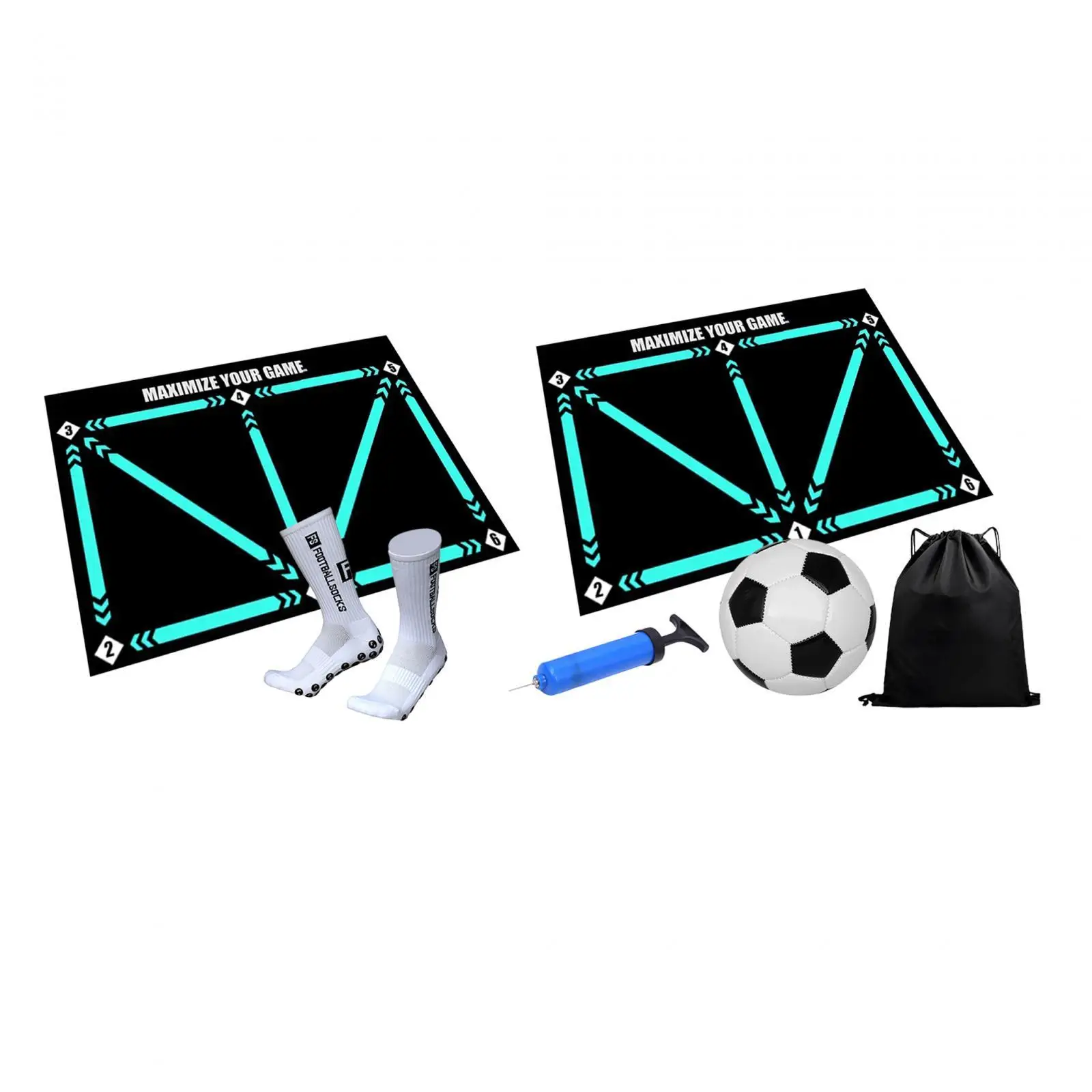 Football Footstep Training Mat Football Doormat Corner Field Training Blanket
