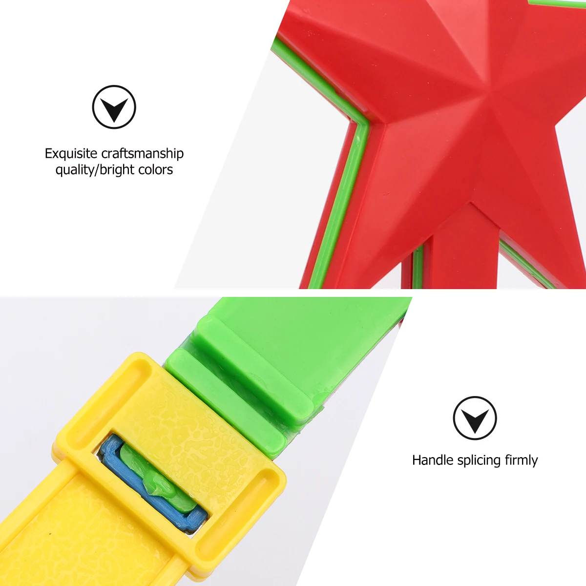 

5 Pcs Five-pointed Star Clapper Applauders Hand Noisemaker Party Accessory Giant