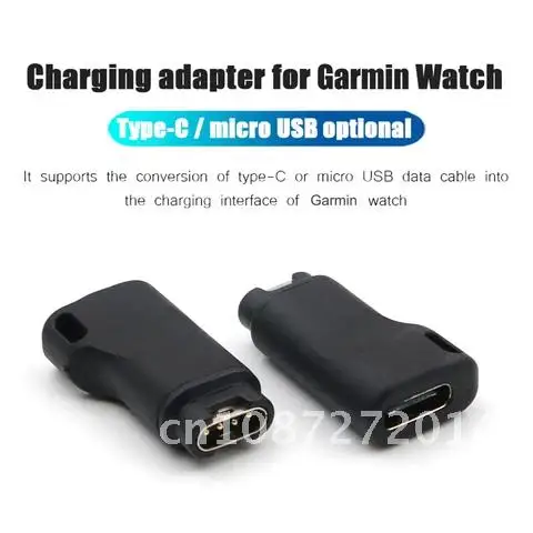 

Female Type C/Micro USB to 4pin Charger Adapter for Garmin Fenix 5/5S/5X/6 Forerunner 45/245M/935 Smart Watch Charging Converter