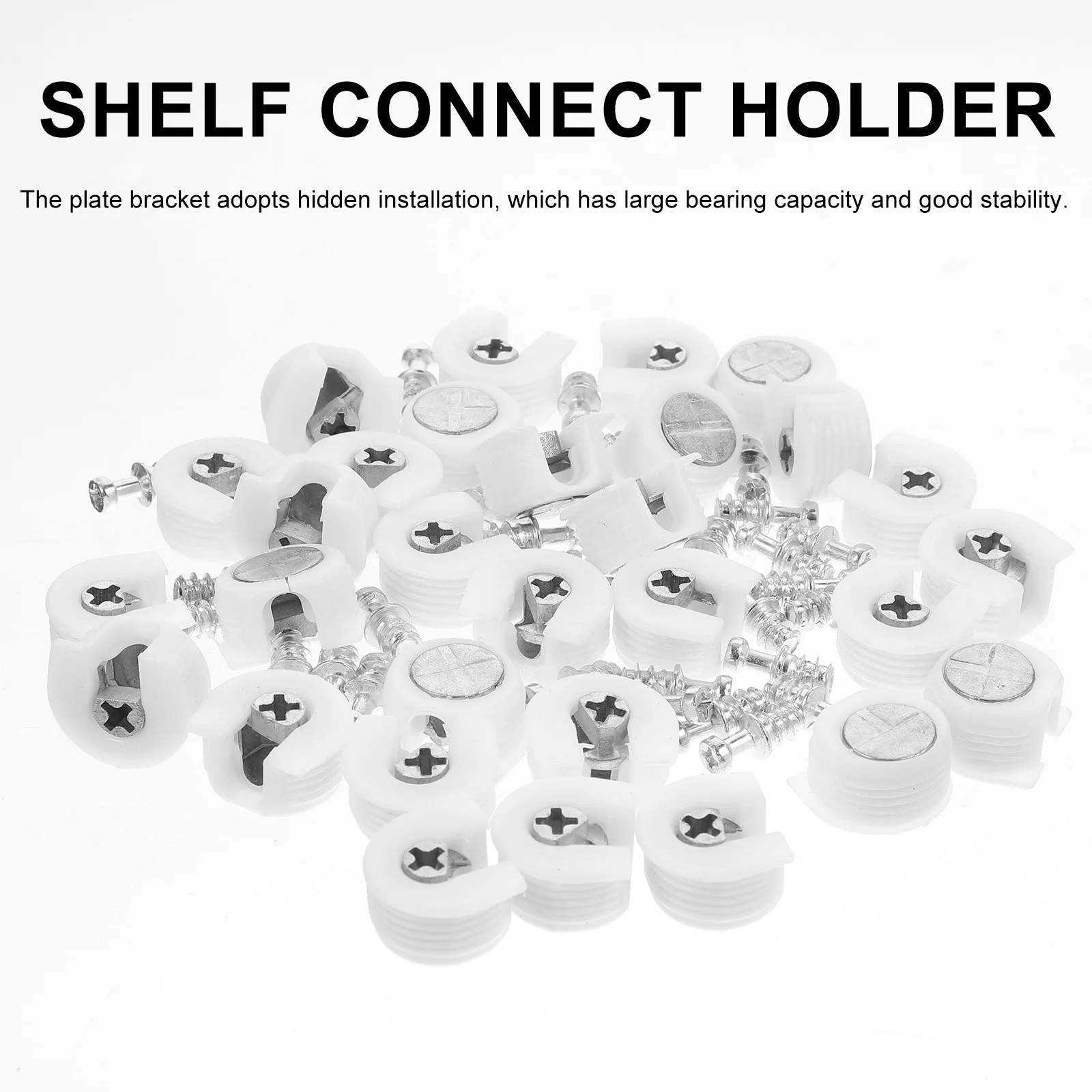 30 قطعة دبابيس الرف للأثاث الثقيلة قفل كامة موصلات خزانة دعم بين قوسين تركيبات الأجهزة السحابات تصاعد #1