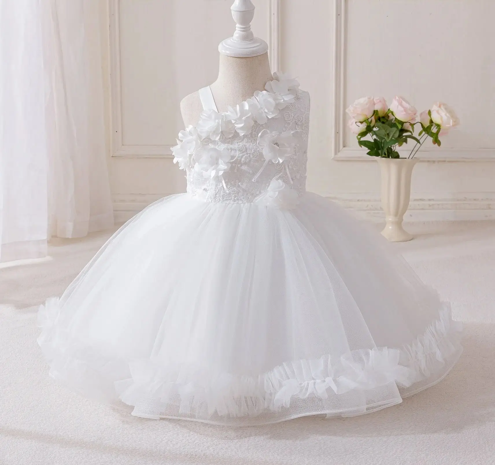

Baby Girls' Princess Dress Flower Girl Dresses Tutu Child Clothes Ball Gown