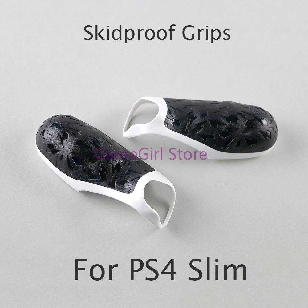 1set Professional Skidproof Grips Handle Anti-Slip Backshell Protective Cover For PS4 Playstation 4 Slim Controller