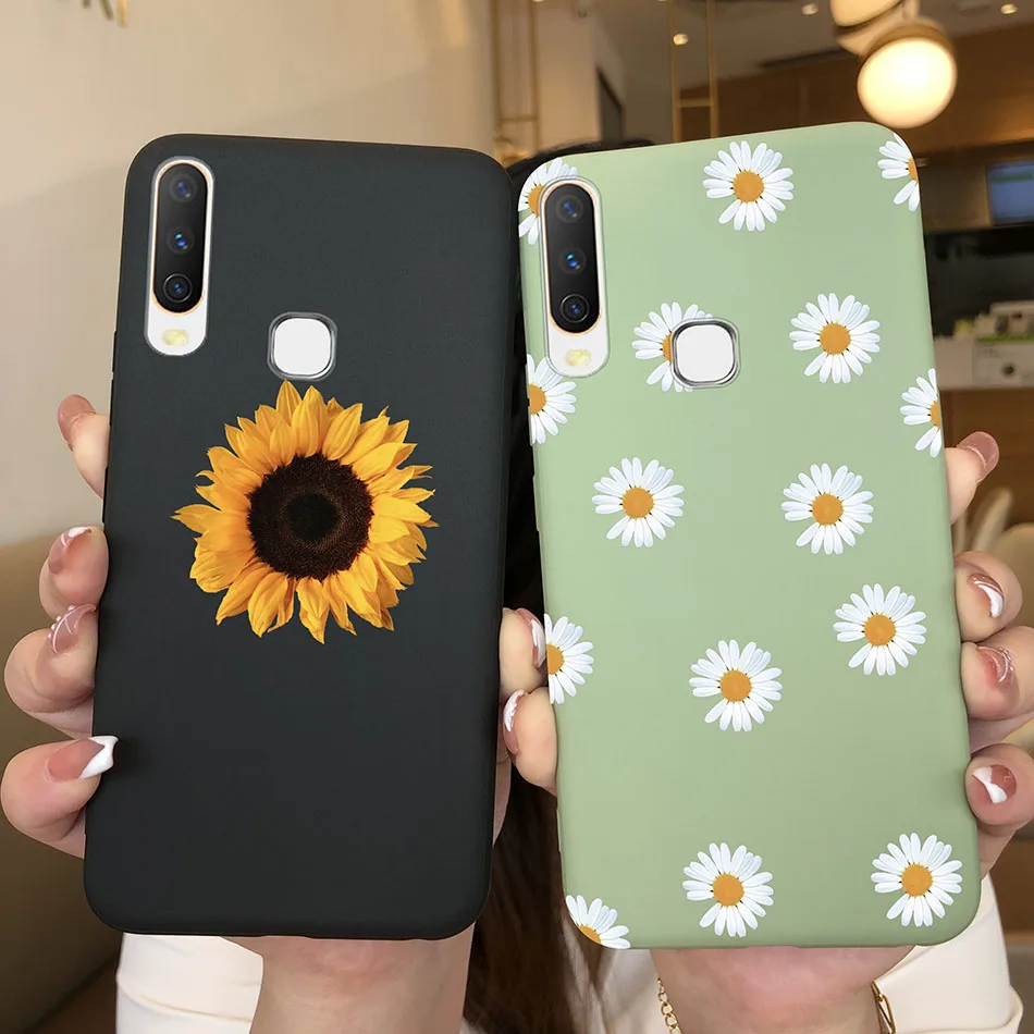 For Vivo Y12 Y12s Y11 Y11s Case Popular Daisy Sunflower Butterfly Soft TPU Silicone Back Cover For Vivo Y 11 s Y 12 s 2021 Funda