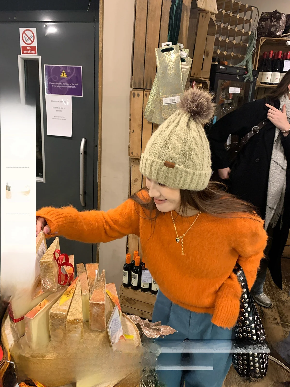 

Casual Xianai No Spice Women's Knitwear round Ne Long Sve Soft Sea Wool Blend Warm Spring Top Multi Color