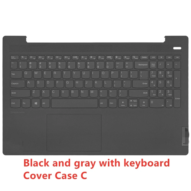 Baru Laptop untuk 15IIL 2020/21 Ideapad 5-15 penutup belakang casing atas/Bezel depan/Palmrest/casing penutup dasar bawah