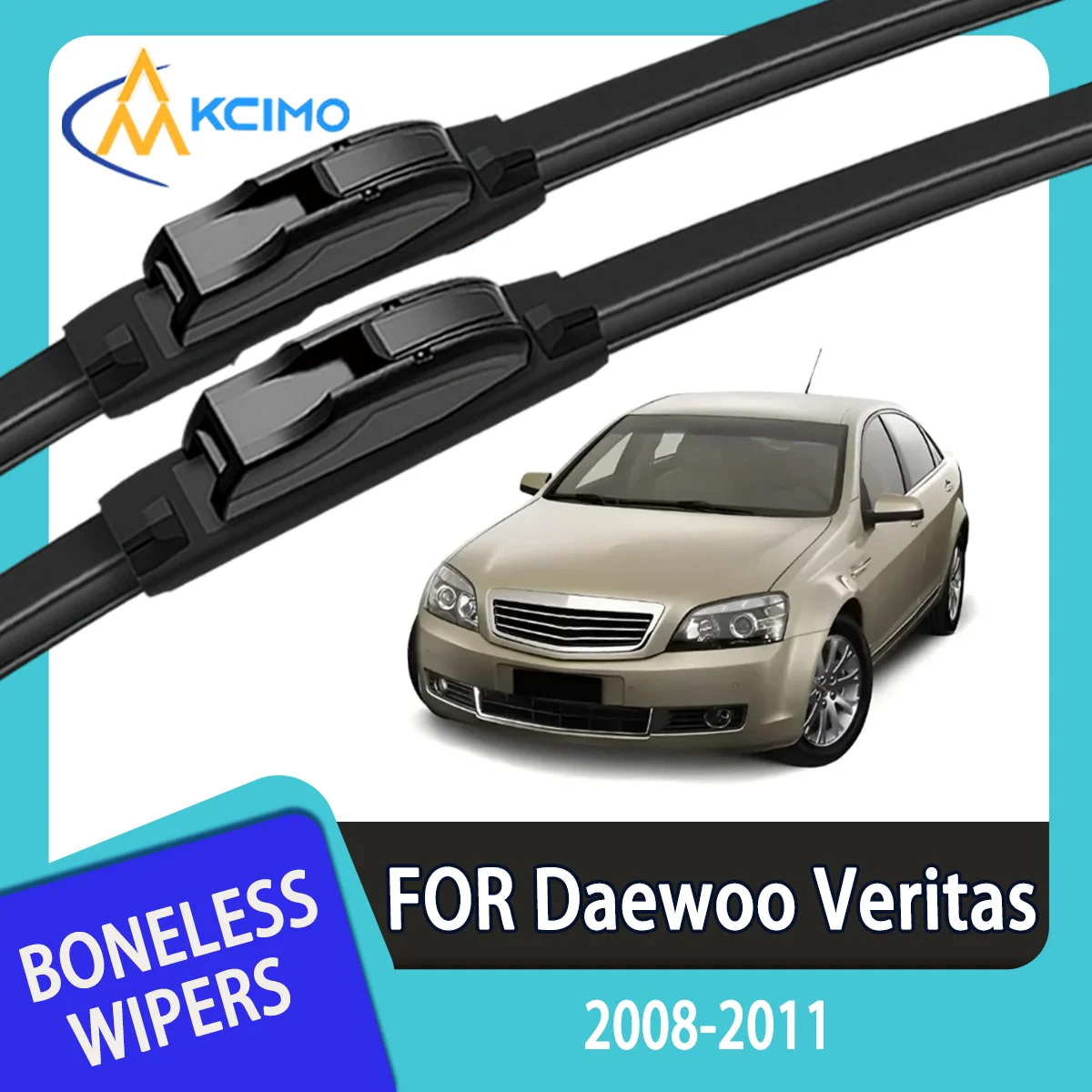 

KCIMO 2PCS New Wiper Blades for Daewoo Veritas 2008-2011 Holden Statesman/HSV Grange/Chevrolet Caprice/Buick Park Avenue/Daewoo