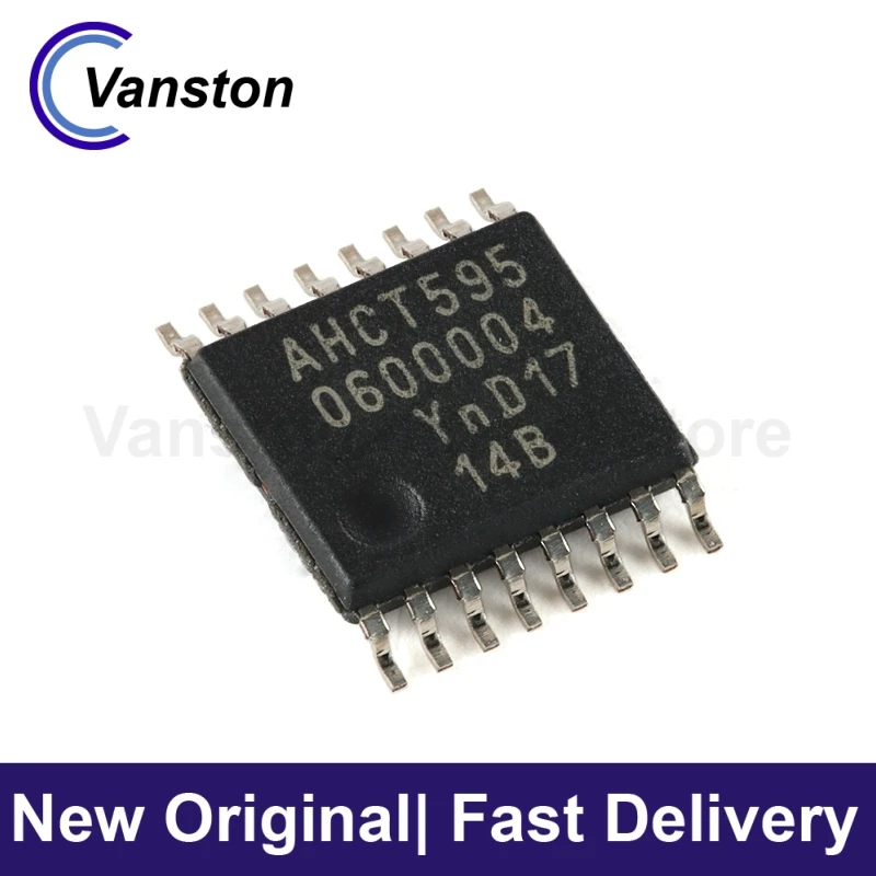 2pcs 74AHCT595PW 118 TSSOP-16 8-Bit With Output Latching  New Original