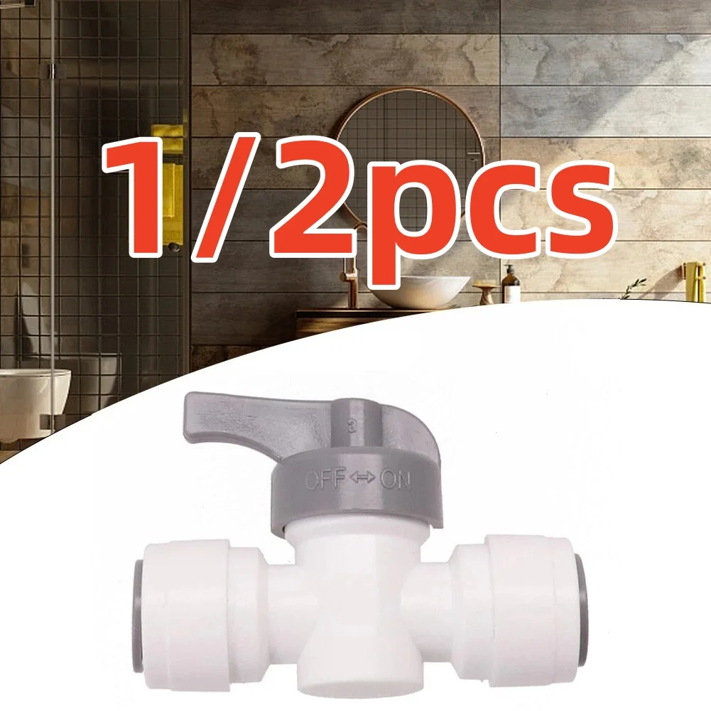 

1/2Pcs For John Guest 12mm Push Fit Shut Off Valve StopTap Caravan Motorhome Boat Campervan RV Parts Car Accessories