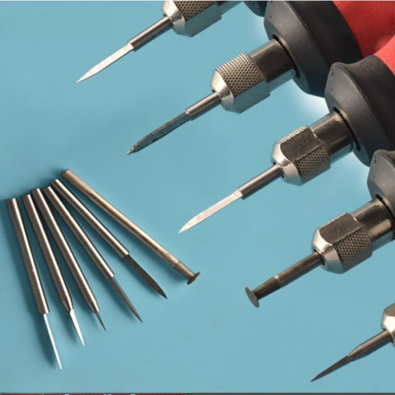 6Pc Wood Carving Drill Bits 2.35/3.0mm For Rotary Tool Engraving Crafts Grinding Tool 3mm Sculpting Tool Wood Carving Drill Bit