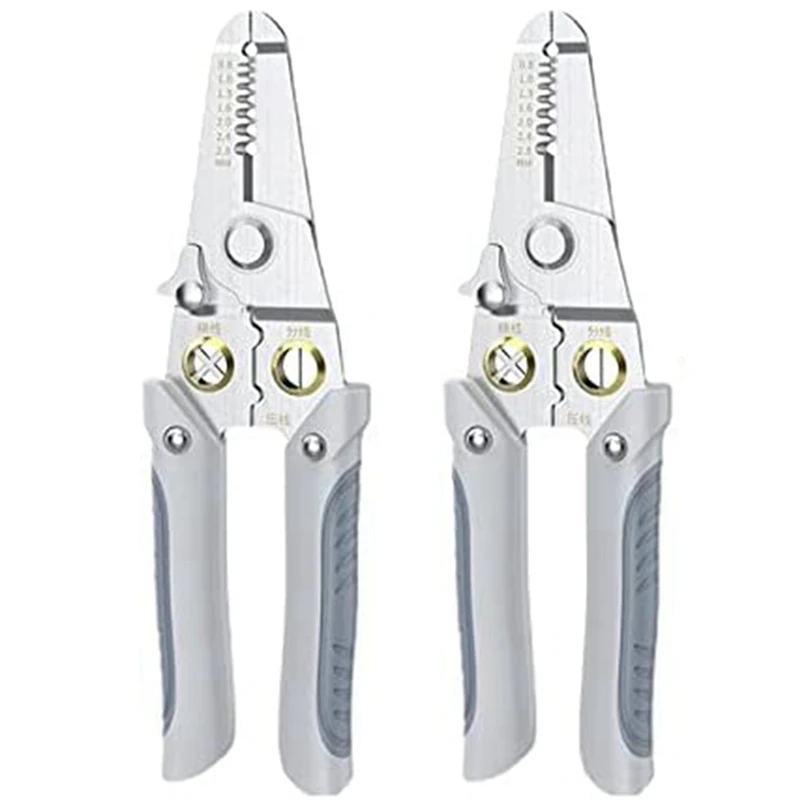 Multifunction Wire Plier Tool Multi-Functional Wire Splitting Pliers Stainless Steel Electrical Stripping Tool