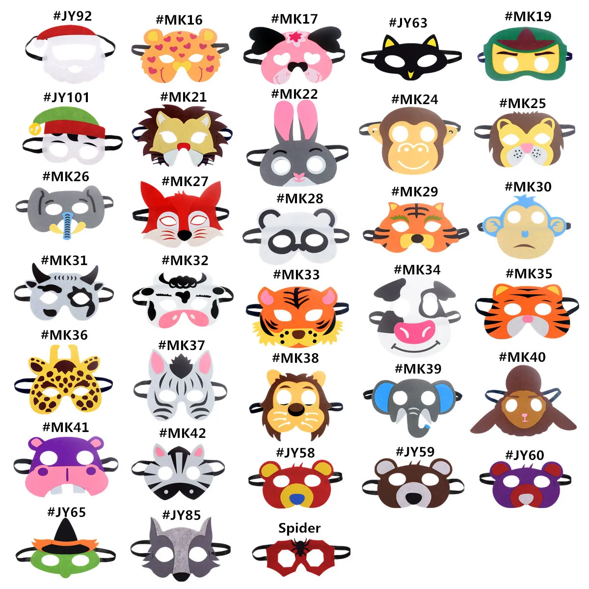 Maski Cosplay Super wilk Panda zwierzęta twarz żyrafa maska ​​tygrysa dzieci kostium urodzinowy dla dzieci DIY Masquerade maska ​​na oczy