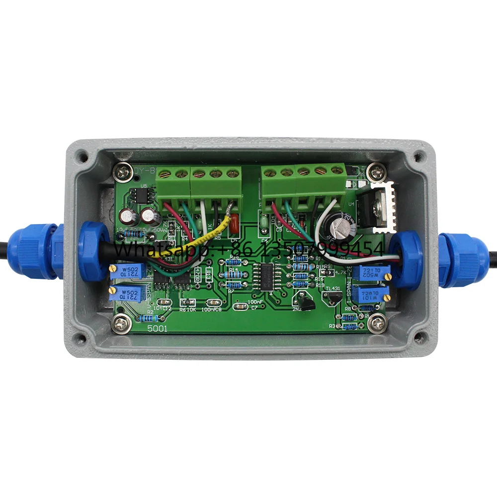 

High Precision Weighing Transmitter for Belt Weigher 4-20mA 0-10V Output Load Cell Signal Amplifier