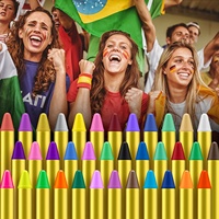 16 Pieces Face Paint Crayons Makeup Sticks Face Body Paint Kit For Halloween Or Birthday Party CosplayMardi Gras Makeup